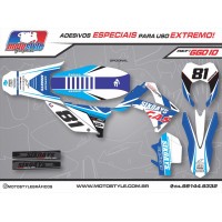 GG010 GRÁFICO ADESIVO GASGAS RACING SIX DAYS