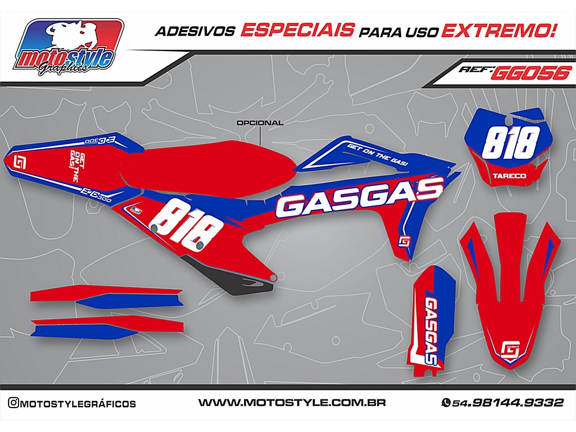 GG056 GRÁFICO ADESIVO GASGAS