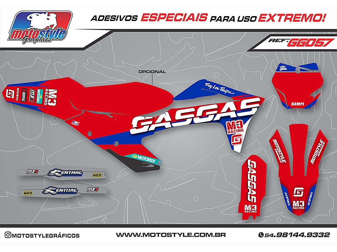 GG057 GRÁFICO ADESIVO GASGAS