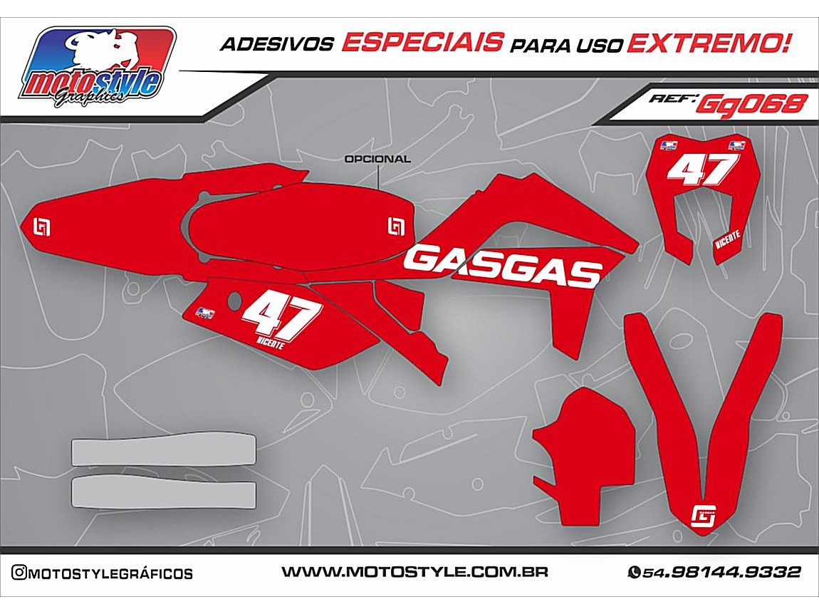 GG068 GRÁFICO ADESIVO GASGAS