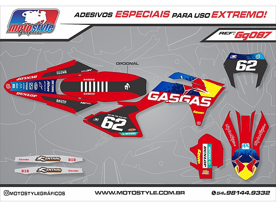 GG087 GRÁFICO ADESIVO GASGAS