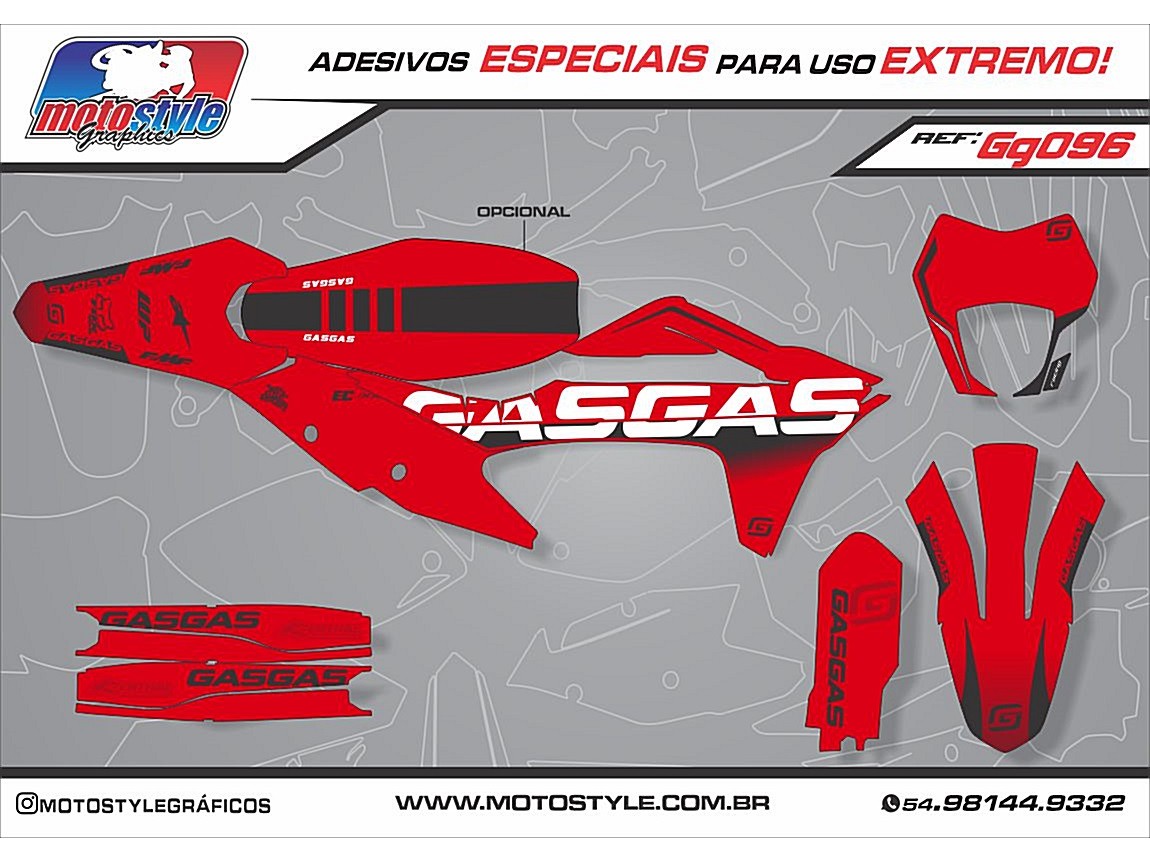 GG096 GRÁFICO ADESIVO GASGAS