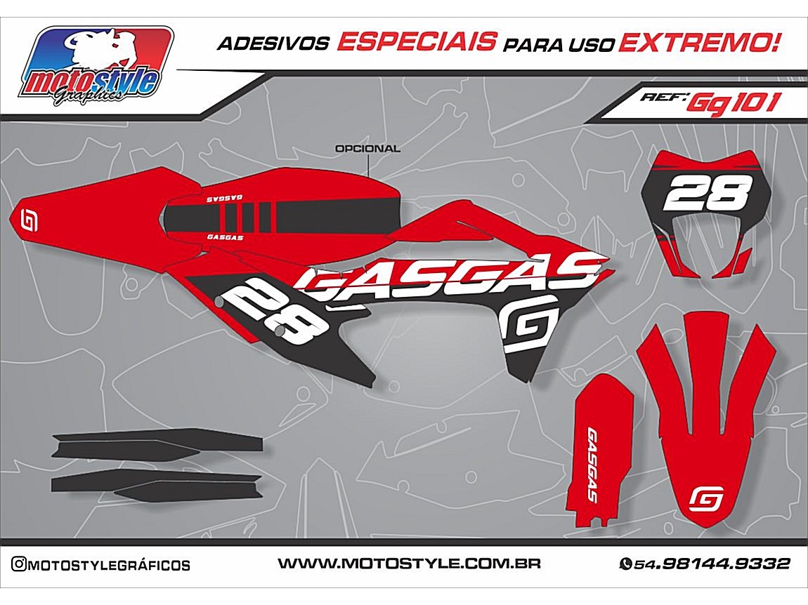 GG101 GRÁFICO ADESIVO GASGAS