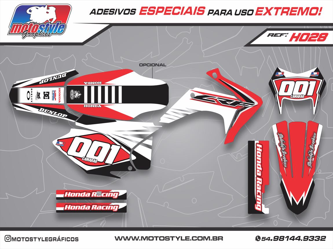 H028 GRÁFICO ADESIVO HONDA CRF 230