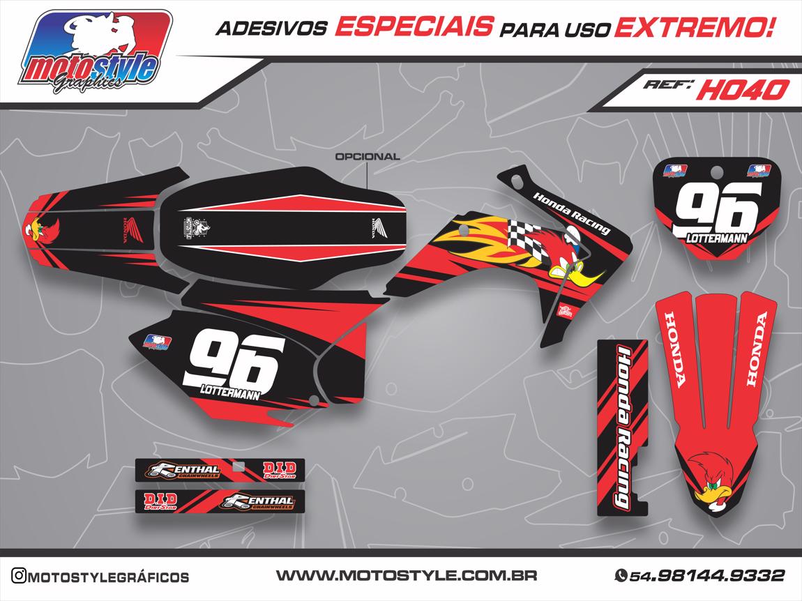 H040 GRÁFICO ADESIVO HONDA CRF 230