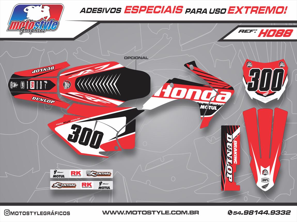 H088 GRÁFICO ADESIVO HONDA CRF 230
