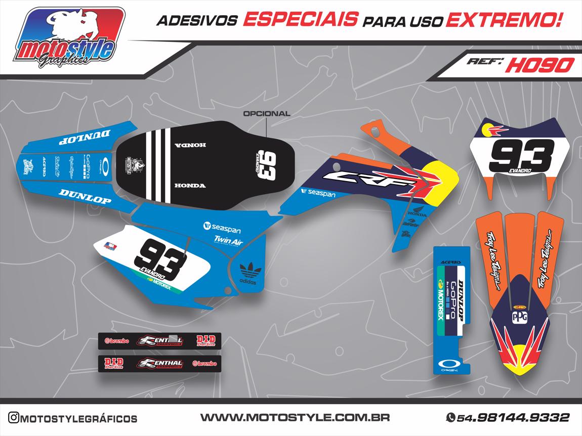 H090 GRÁFICO ADESIVO HONDA CRF 230