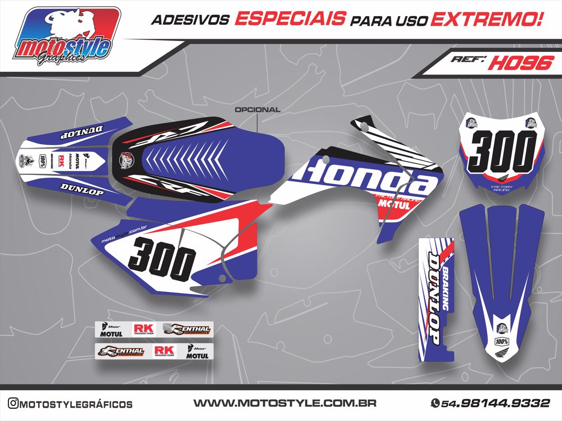 H096 GRÁFICO ADESIVO HONDA CRF 230