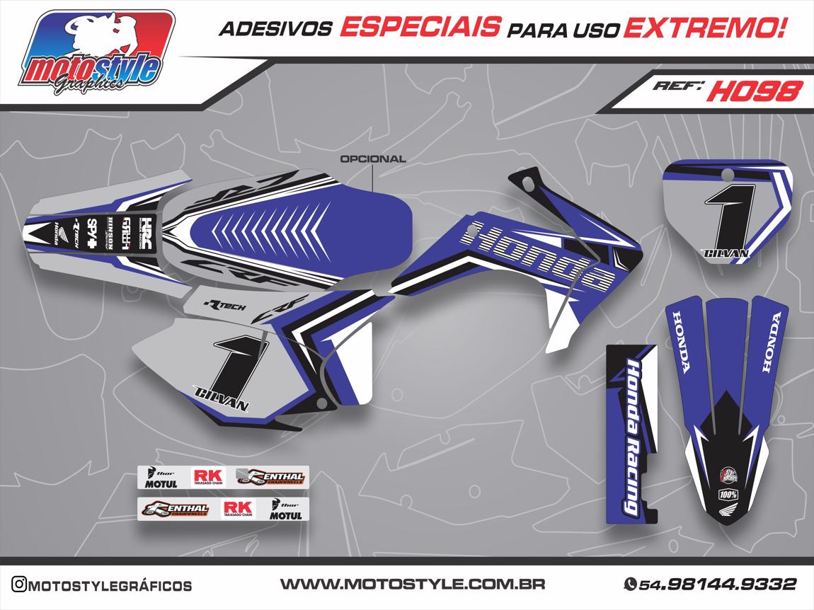 H098 GRÁFICO ADESIVO HONDA CRF 230