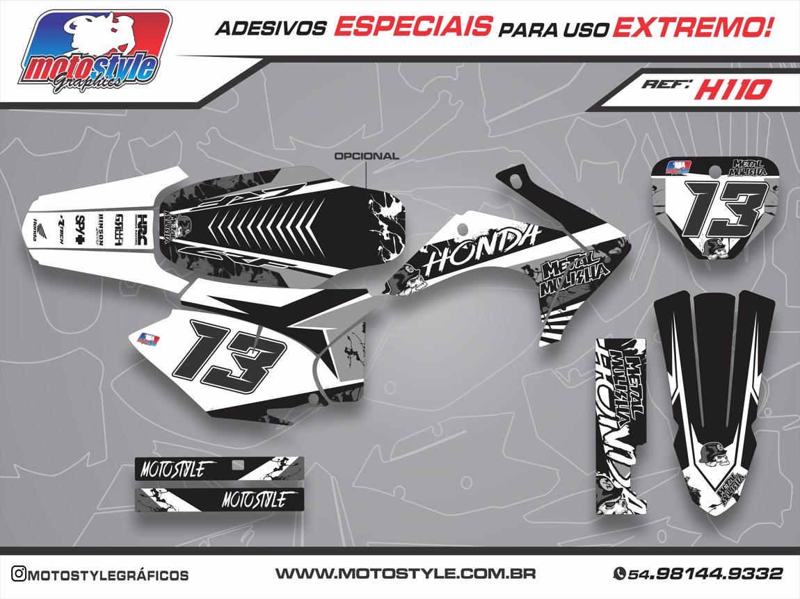 H110 GRÁFICO ADESIVO HONDA CRF 230