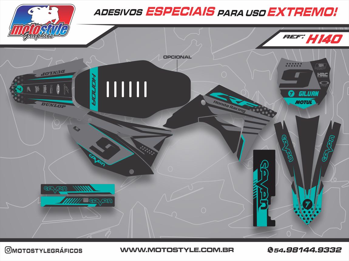 H140 GRÁFICO ADESIVO HONDA CRF 230