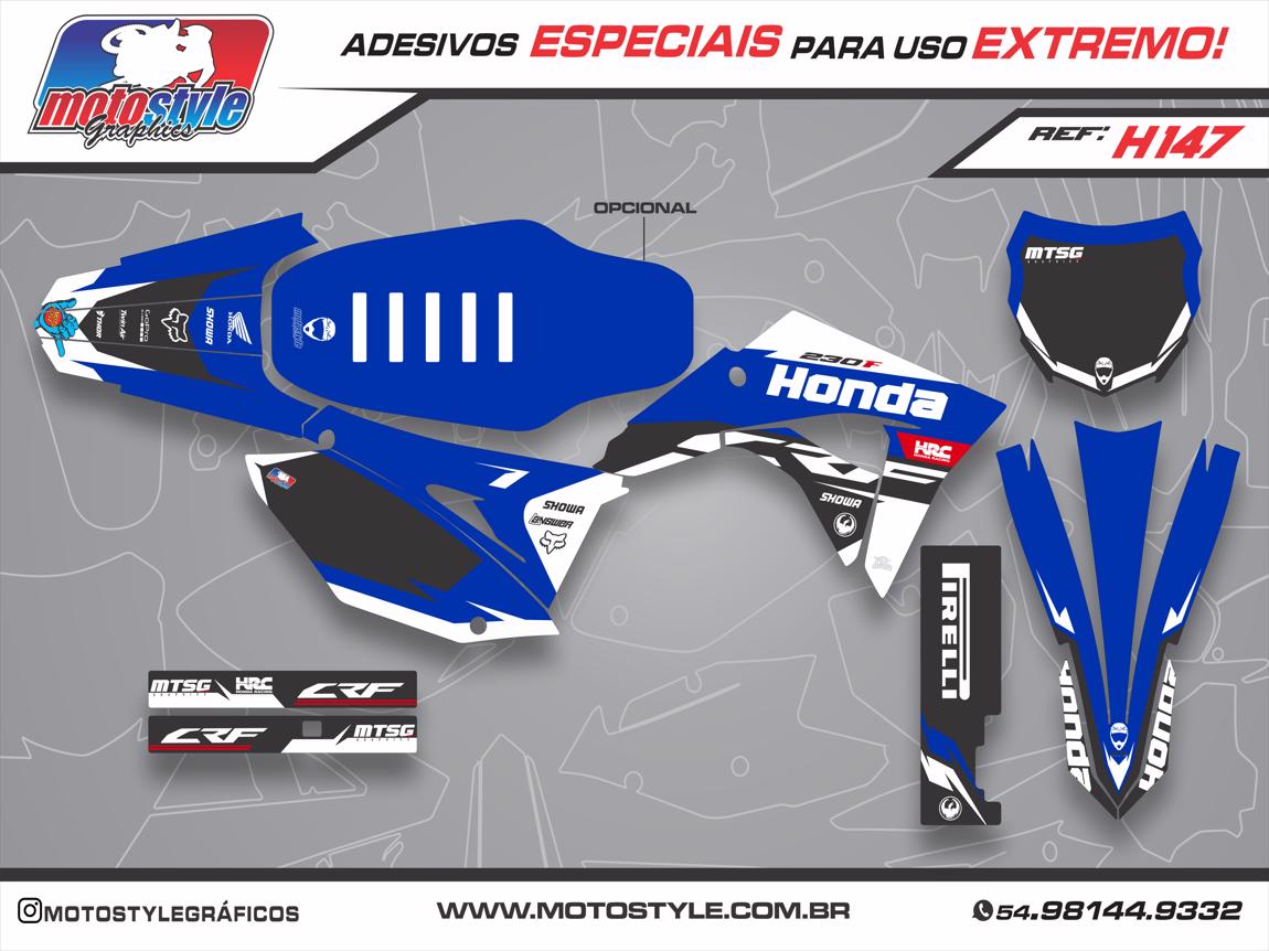 H147 GRÁFICO ADESIVO HONDA CRF 230