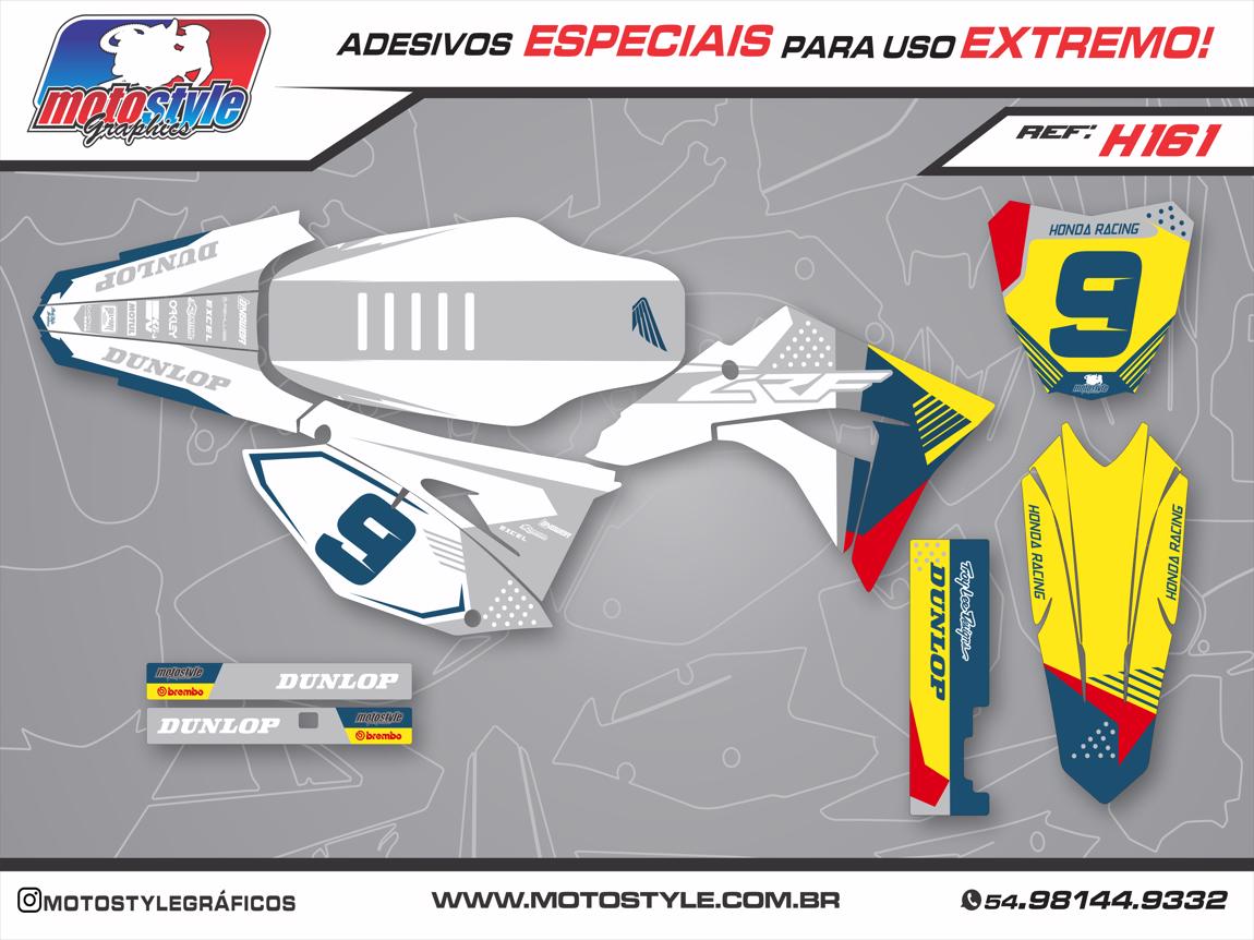 H161 GRÁFICO ADESIVO HONDA CRF 230