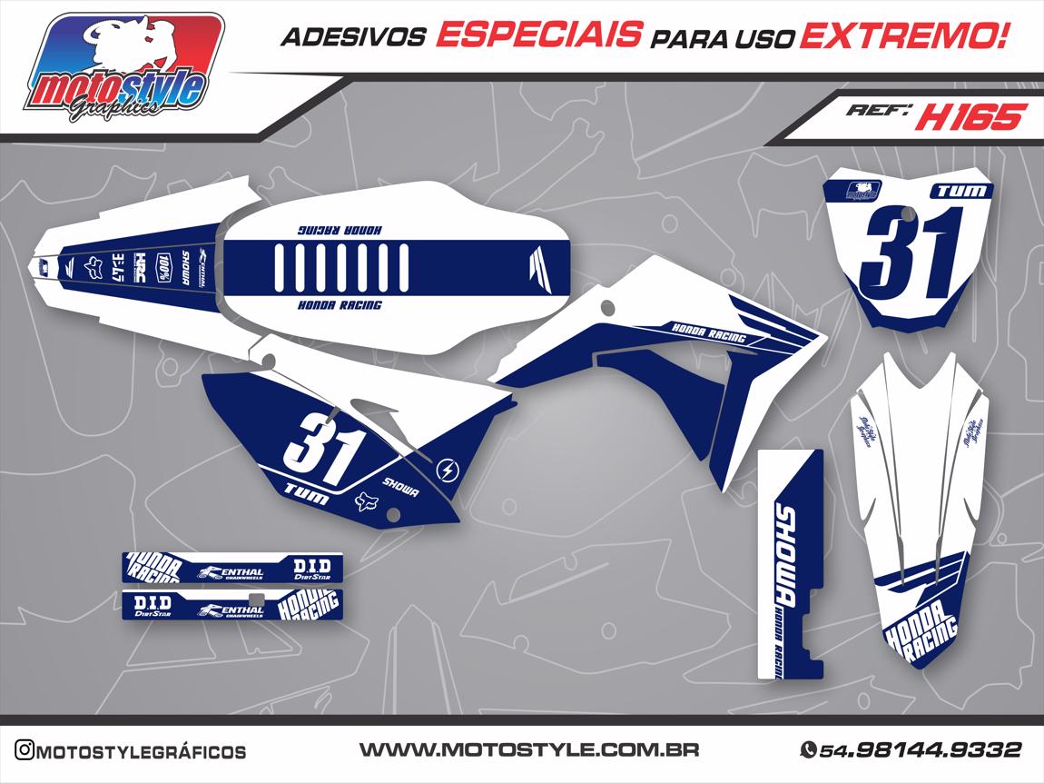 H165 GRÁFICO ADESIVO HONDA CRF 230