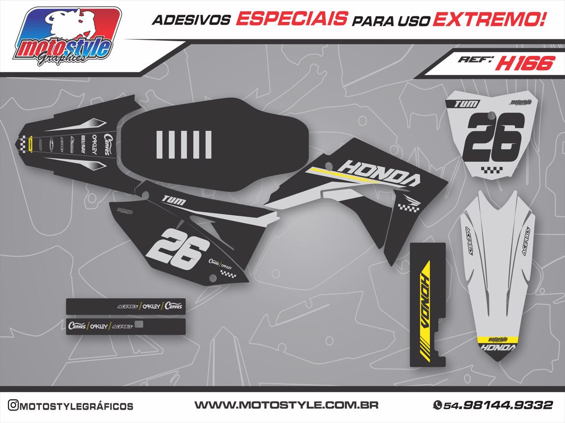 H166 GRÁFICO ADESIVO HONDA CRF 230