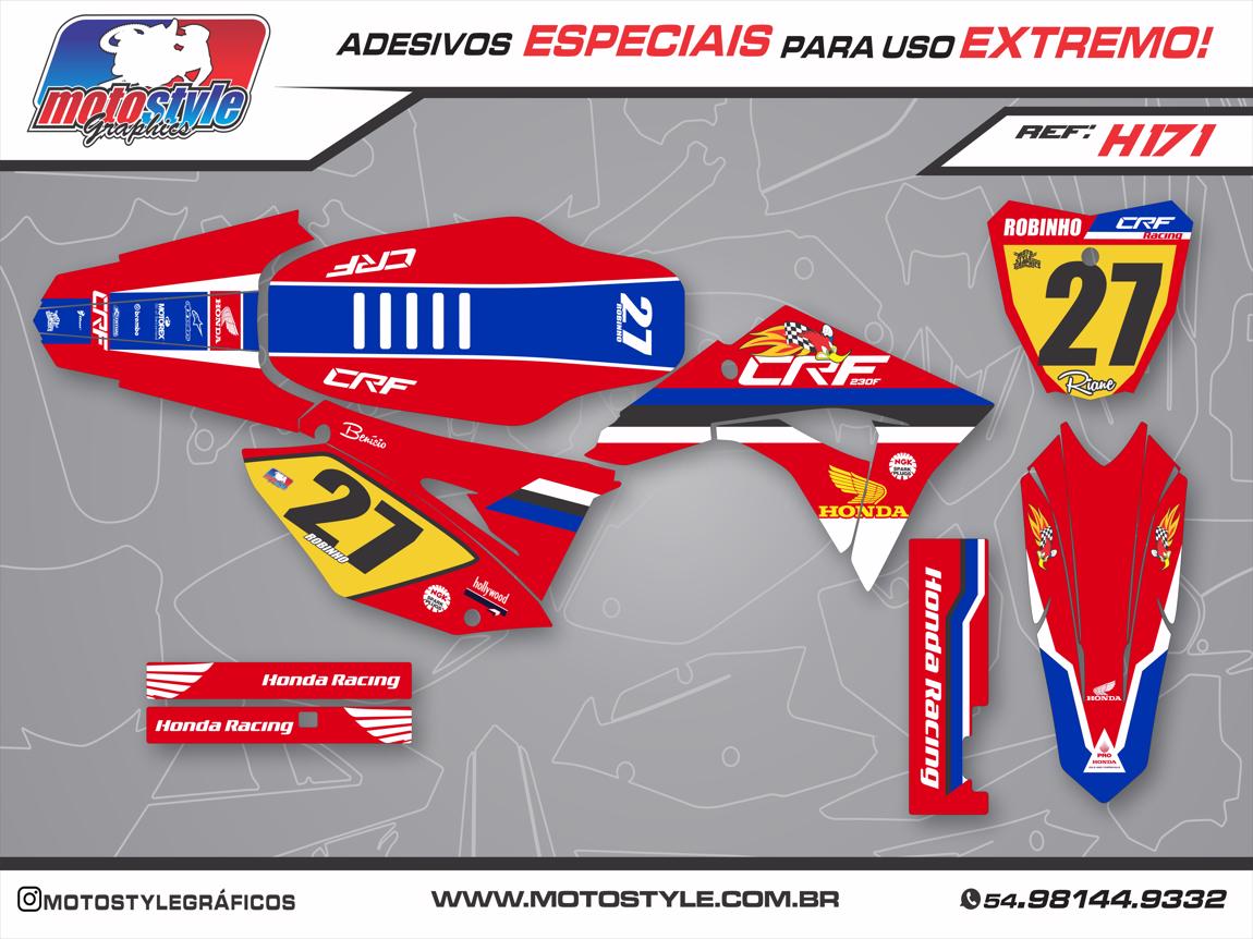 H171 GRÁFICO ADESIVO HONDA CRF 230