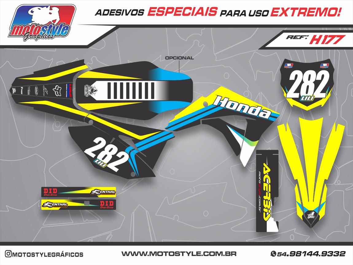 H177 GRÁFICO ADESIVO HONDA CRF 230