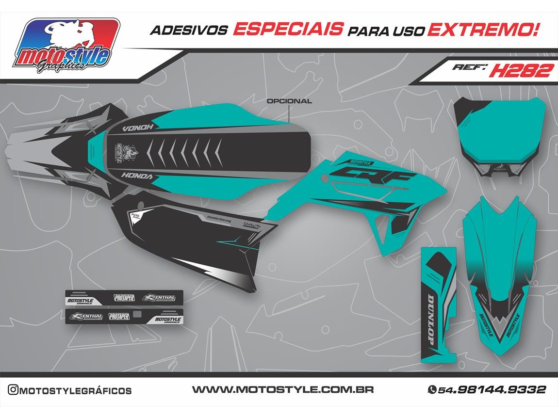 H282 GRÁFICO ADESIVO HONDA CRF 230