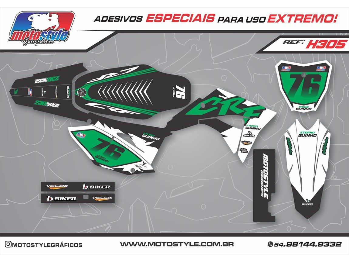 H305 GRÁFICO ADESIVO HONDA CRF 230