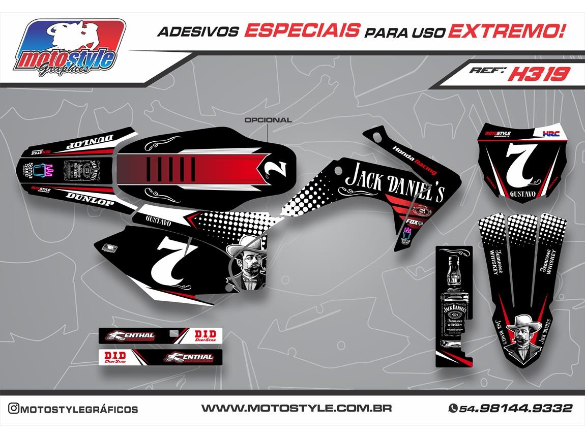 H319 GRÁFICO ADESIVO HONDA CRF 230