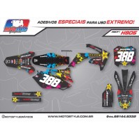H905 GRÁFICO ADESIVO HONDA CRF 250 - 450 ROCKSTAR