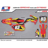 H906 GRÁFICO ADESIVO HONDA CRF 250 - 450 HINSON