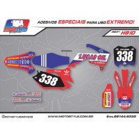 H910 GRÁFICO ADESIVO HONDA CRF 250 - 450 LUCAS OIL