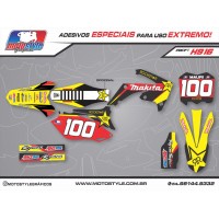H916 GRÁFICO ADESIVO HONDA CRF 250 - 450 ROCKSTAR