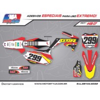 H917 GRÁFICO ADESIVO HONDA CRF 250 - 450