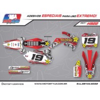 H922 GRÁFICO ADESIVO HONDA CRF 250 - 450 ROCKSTAR