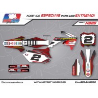H925 GRÁFICO ADESIVO HONDA CRF 250 - 450 PRO CIRCUIT