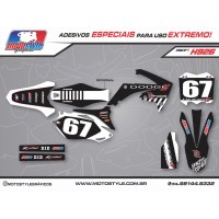 H926 GRÁFICO ADESIVO HONDA CRF 250 - 450