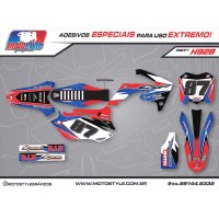 H928 GRÁFICO ADESIVO HONDA CRF 250 - 450