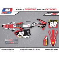 H931 GRÁFICO ADESIVO HONDA CRF 250 - 450