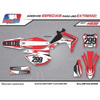 H932 GRÁFICO ADESIVO HONDA CRF 250 - 450
