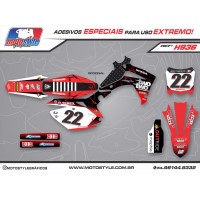 H936 GRÁFICO ADESIVO HONDA CRF 250 - 450 TWO TWO