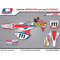 H937 GRÁFICO ADESIVO HONDA CRF 250 - 450 GEICO