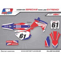 H941 GRÁFICO ADESIVO HONDA CRF 250 - 450 HONDA RACING