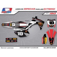 H943 GRÁFICO ADESIVO HONDA CRF 250 - 450