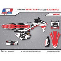H944 GRÁFICO ADESIVO HONDA CRF 250 - 450 SKULLCANDY