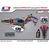 H946 GRÁFICO ADESIVO HONDA CRF 250 - 450 COLOR