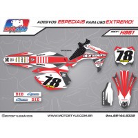 H951 GRÁFICO ADESIVO HONDA CRF 250 - 450 ALPINESTARS