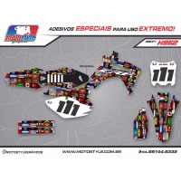 H952 GRÁFICO ADESIVO HONDA CRF 250 - 450