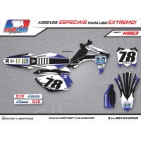 H953 GRÁFICO ADESIVO HONDA CRF 250 - 450 BEL RAY