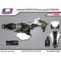H954 GRÁFICO ADESIVO HONDA CRF 250 - 450 DC