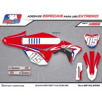 H955 GRÁFICO ADESIVO HONDA CRF 250 - 450