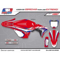 H957 GRÁFICO ADESIVO HONDA CRF 250 - 450