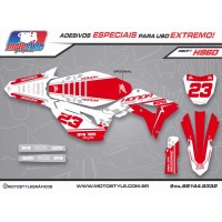 H960 GRÁFICO ADESIVO HONDA CRF 250 - 450