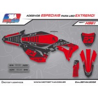 H961 GRÁFICO ADESIVO HONDA CRF 250 - 450