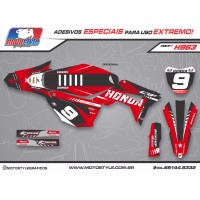 H963 GRÁFICO ADESIVO HONDA CRF 250 - 450